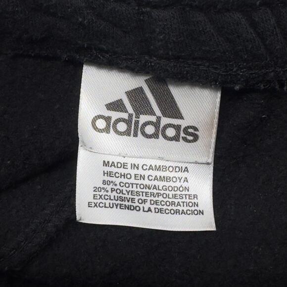 Adidas Fleece Black Pants kids size medium(10/12) - Picture 5 of 7